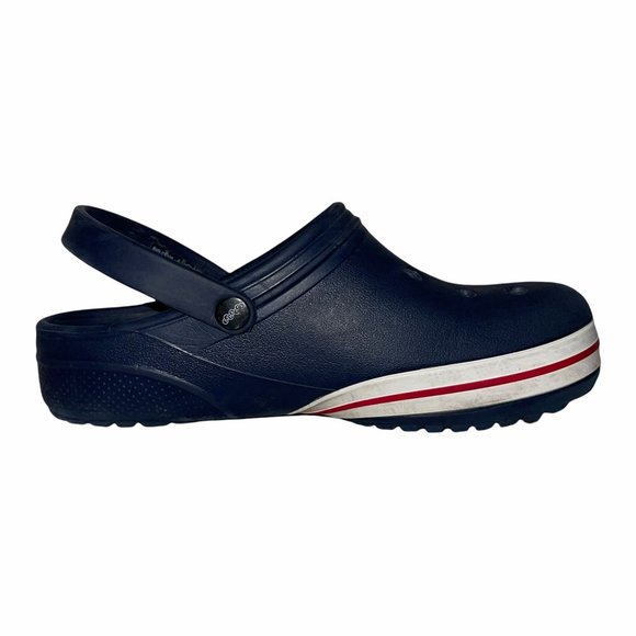 Crocs Jibbitz Navy Red Platform Clogs Unisex J 2 - Picture 6 of 10